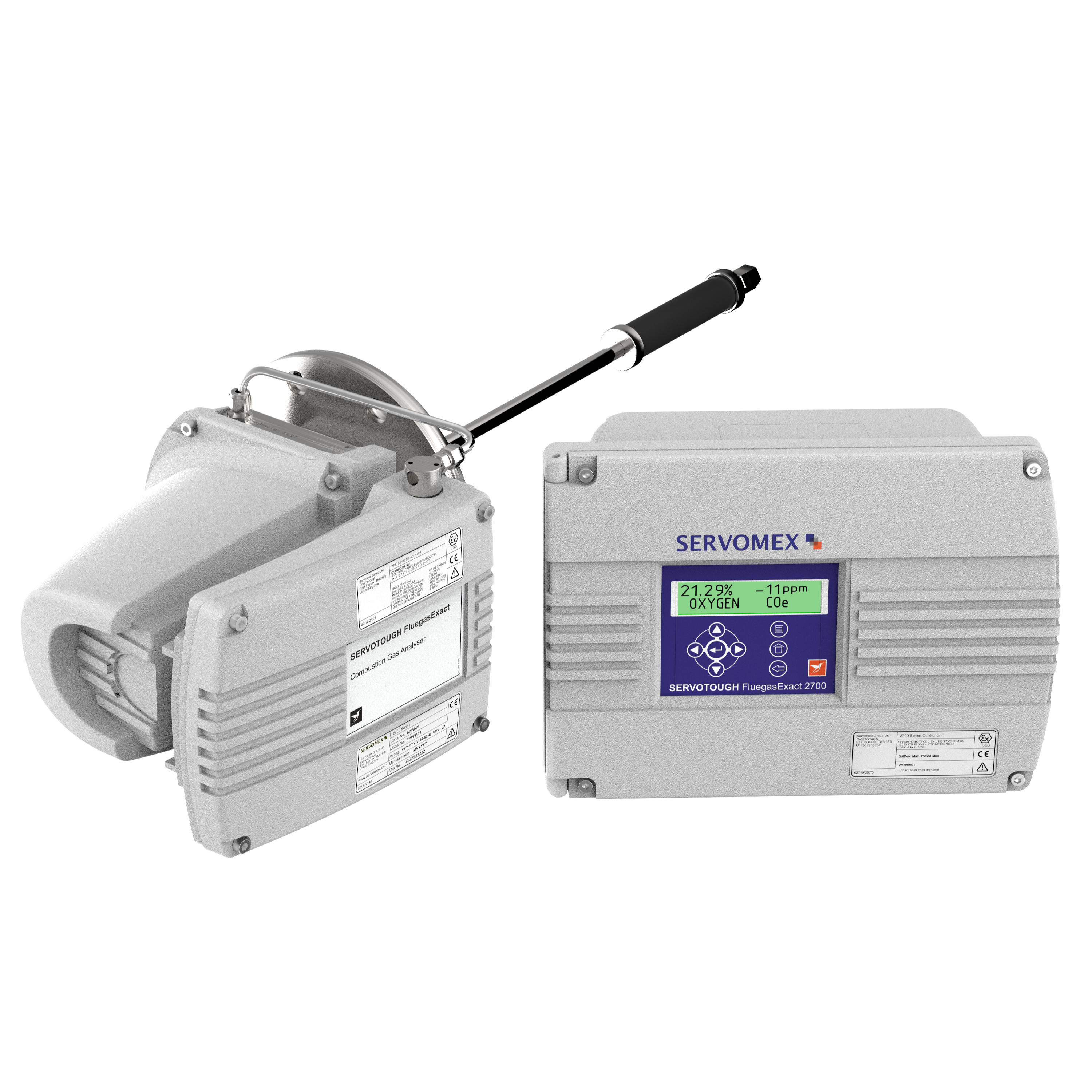 Analizador fijo de gases de combustión | SERVOTOUGH FluegasExact 2700 | SERVOMEX